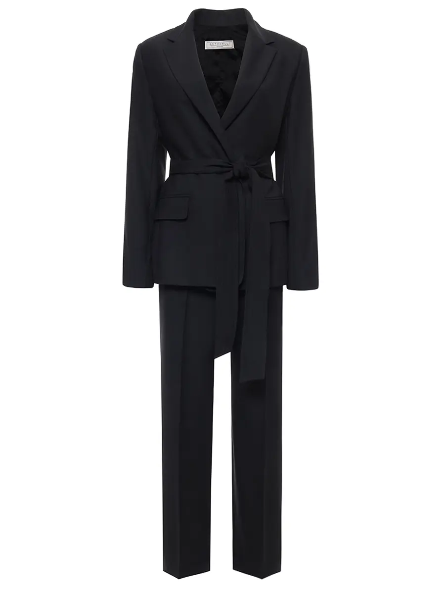 

Костюм однотонный, Черный, P3160-870C-999/J8376P-870C-999