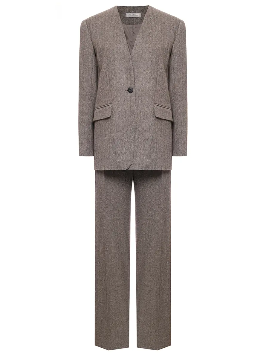 Костюм шерстяной ANTONELLI FIRENZE P3178-897C-229/P8136-897C-229 Коричневый 