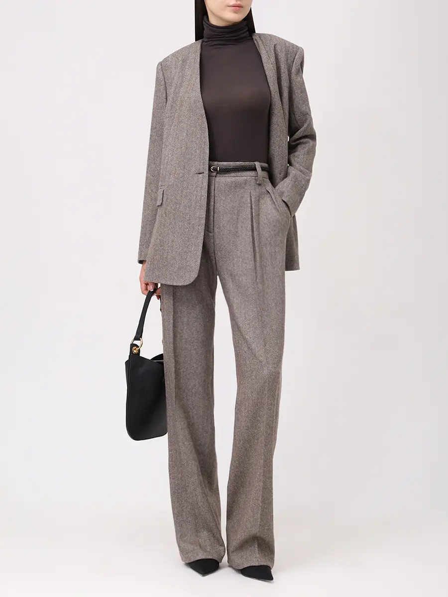 Костюм шерстяной ANTONELLI FIRENZE P3178-897C-229/P8136-897C-229 Коричневый  Фото 2