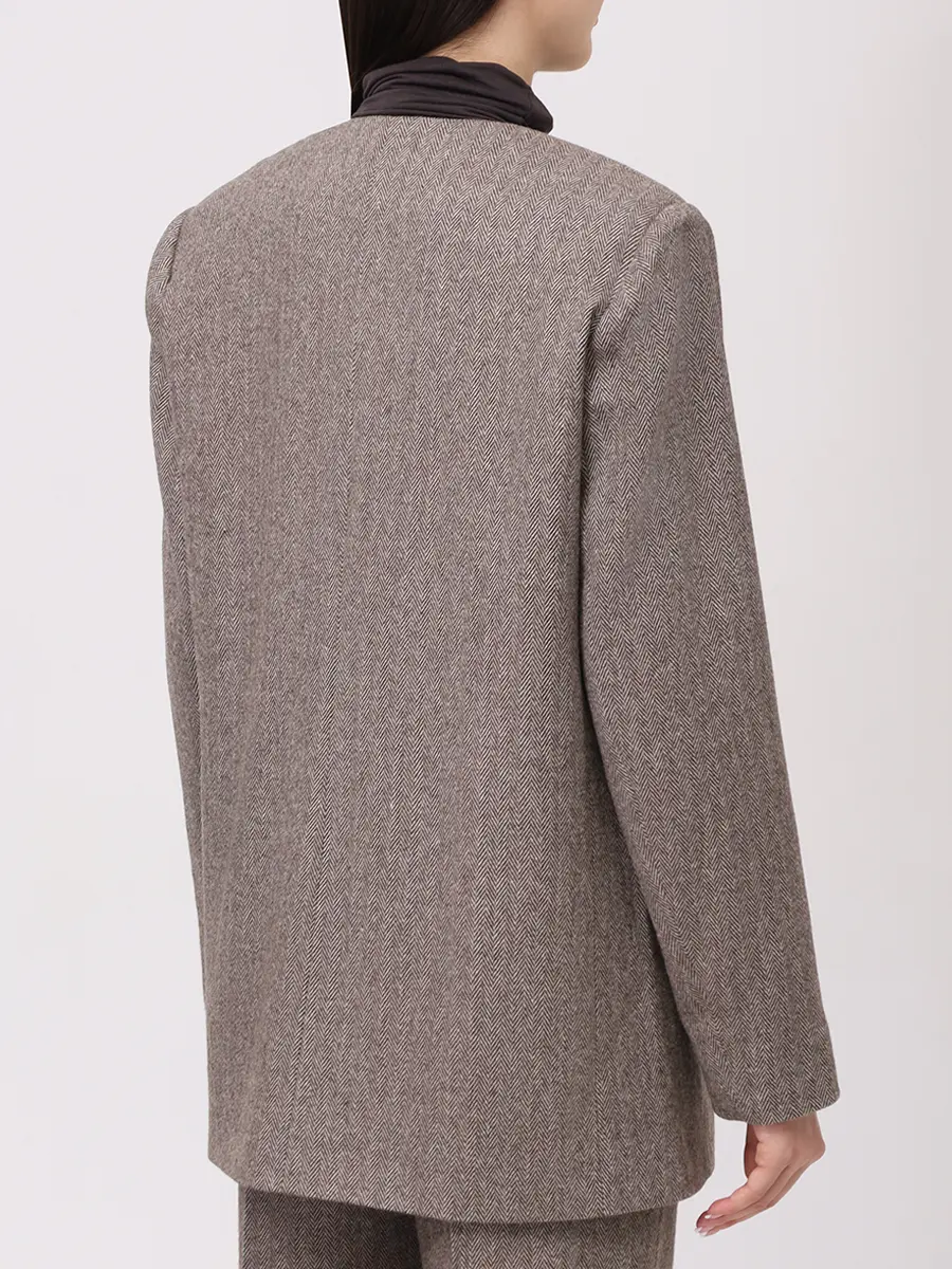 Костюм шерстяной ANTONELLI FIRENZE P3178-897C-229/P8136-897C-229 Коричневый  Фото 3