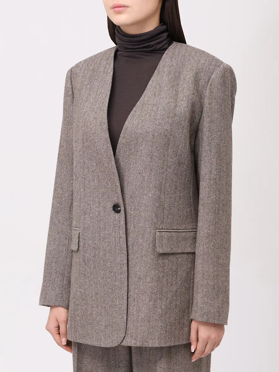 Костюм шерстяной ANTONELLI FIRENZE P3178-897C-229/P8136-897C-229 Коричневый  Фото 4