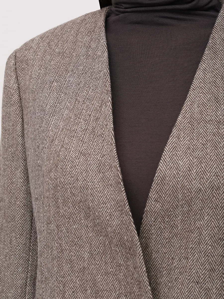 Костюм шерстяной ANTONELLI FIRENZE P3178-897C-229/P8136-897C-229 Коричневый  Фото 5