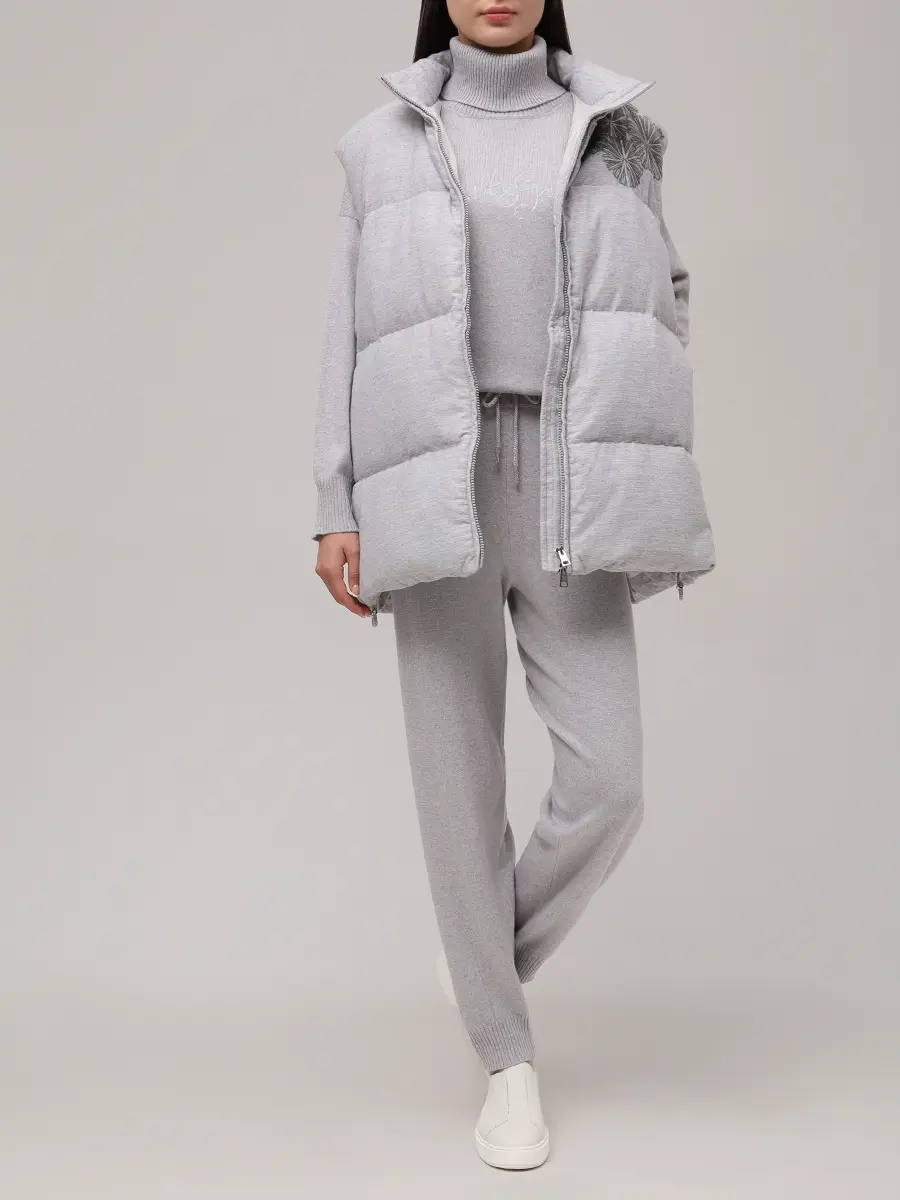 Костюм шерстяной PANICALE D370239CL/D370238PA 37D46 0911 Серый  Фото 2