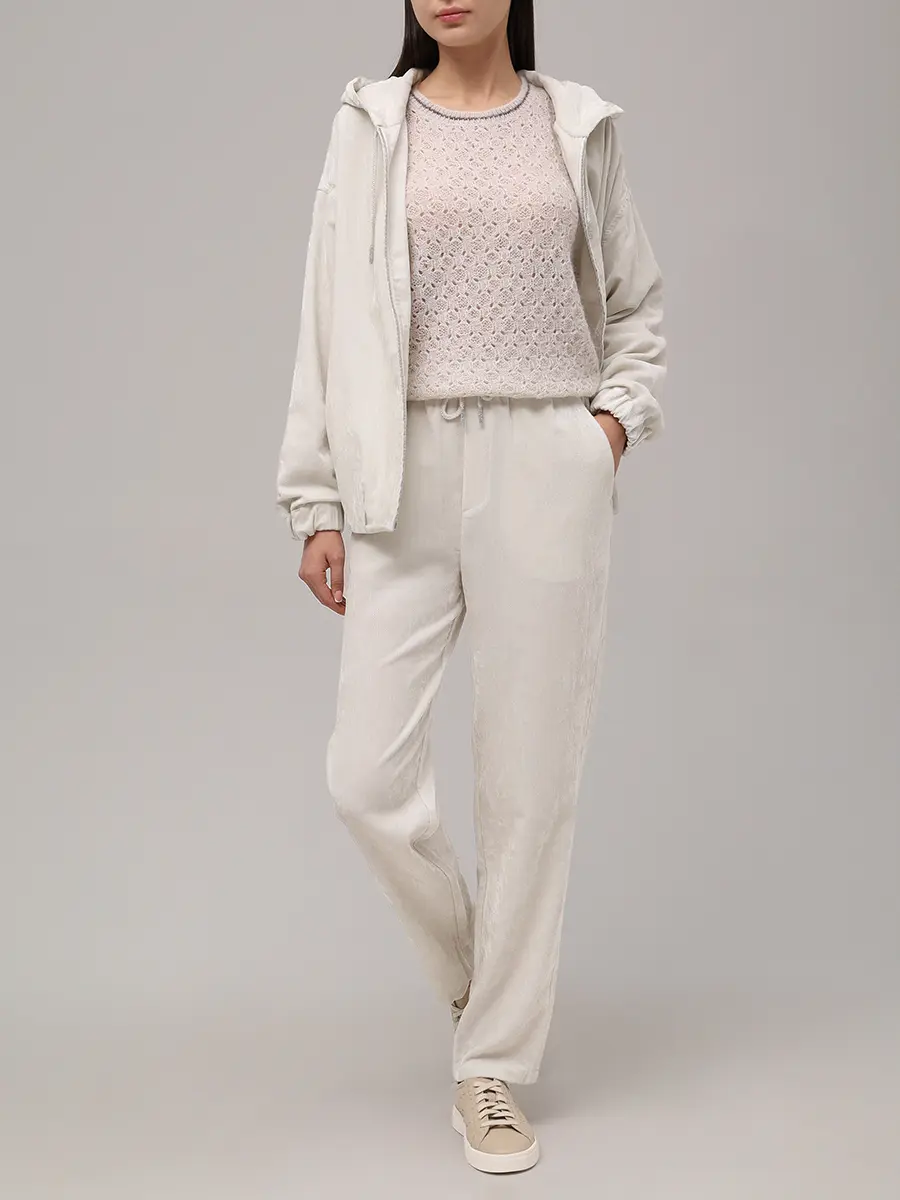 Костюм из вискозы PANICALE D371197CA/D371198PA 37D48B 0200 Кремовый  Фото 2