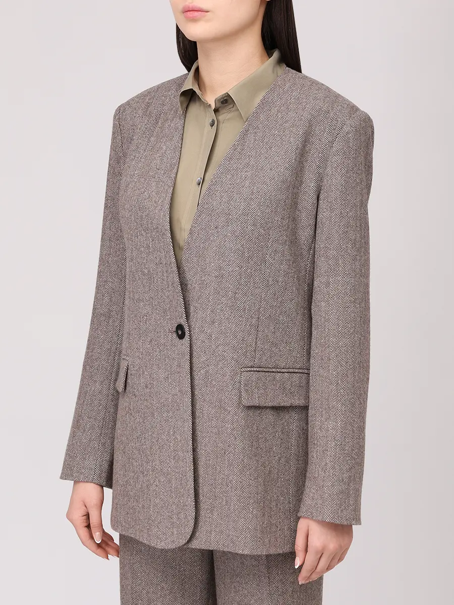 Костюм шерстяной ANTONELLI FIRENZE P3178-897C-229/P8120-897C-229 Коричневый  Фото 4