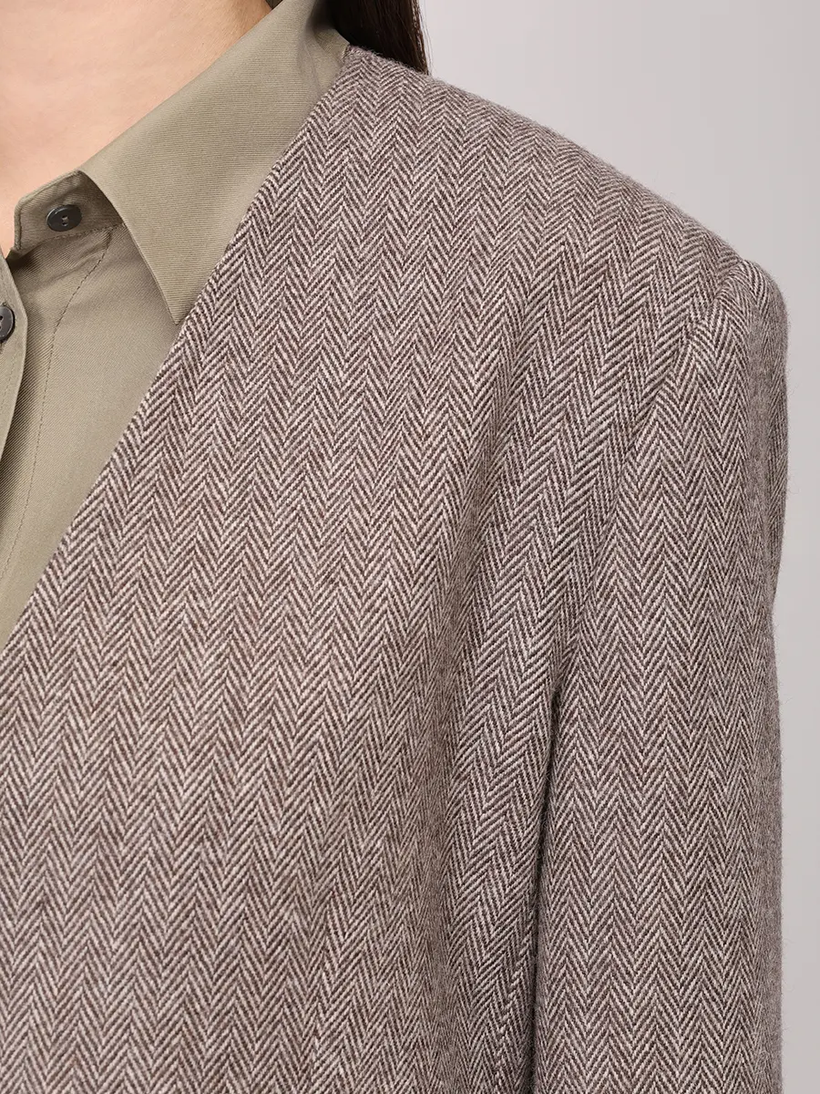 Костюм шерстяной ANTONELLI FIRENZE P3178-897C-229/P8120-897C-229 Коричневый  Фото 5