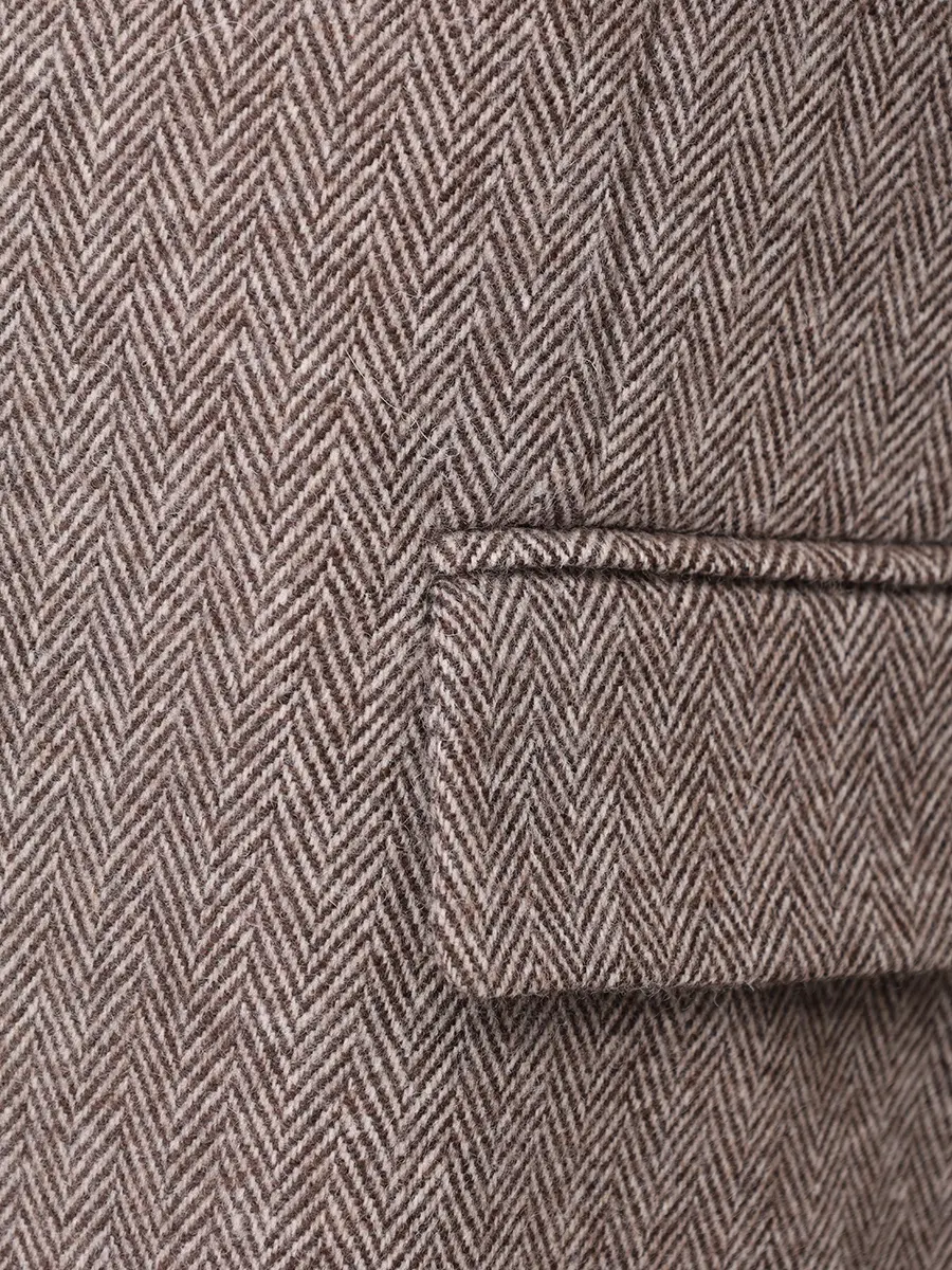 Костюм шерстяной ANTONELLI FIRENZE P3178-897C-229/P8120-897C-229 Коричневый  Фото 6