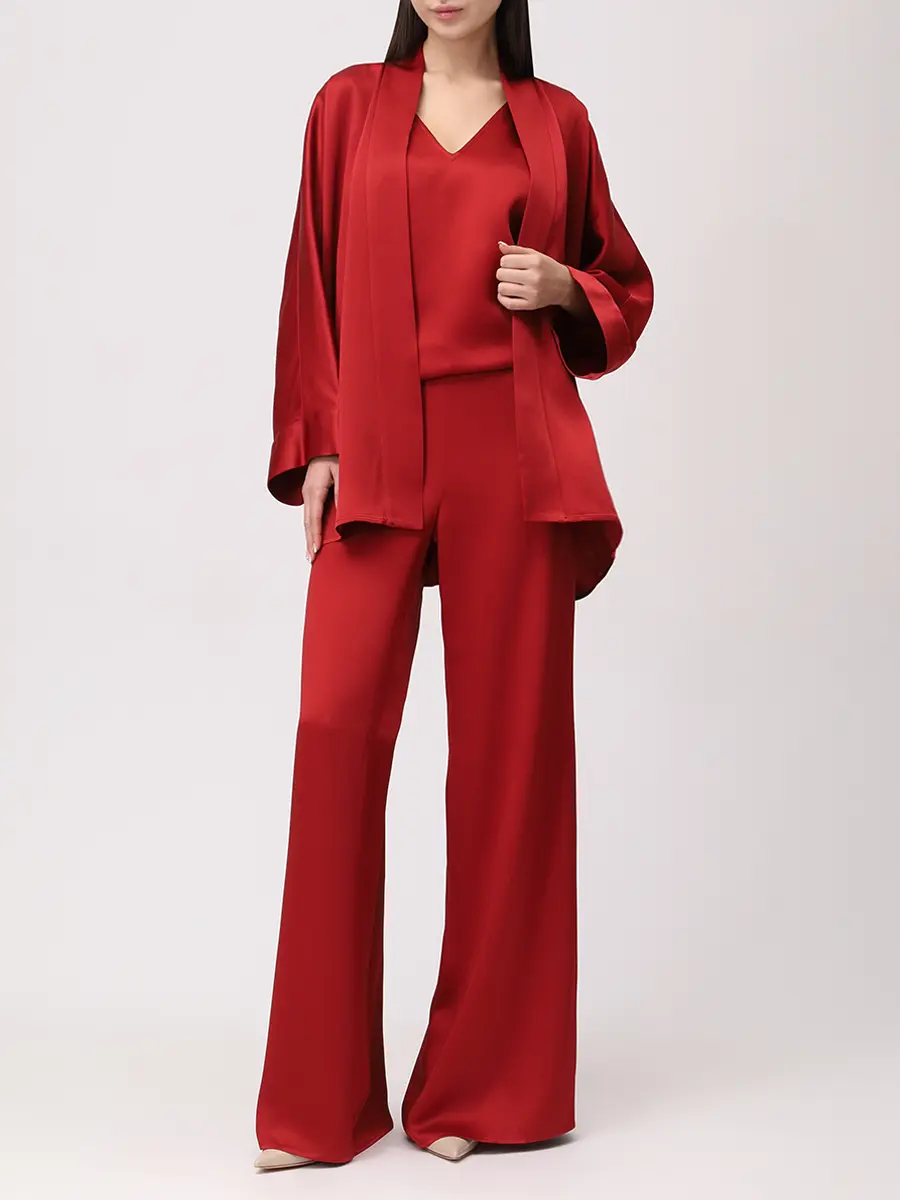 Костюм однотонный ANTONELLI FIRENZE N3883P-355C-536/P8429-355C-536 Красный  Фото 2