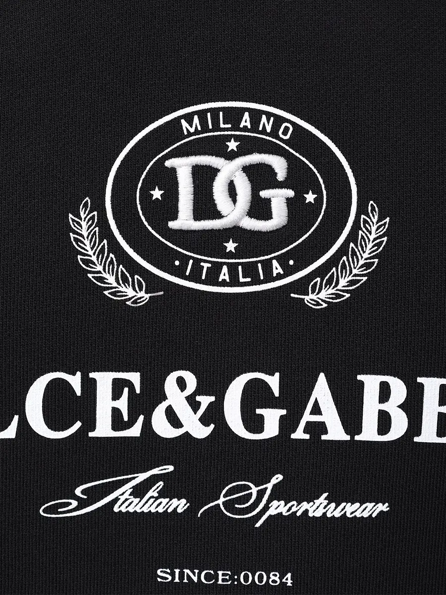 Костюм хлопковый DOLCE & GABBANA G9BDXZ/GVS2HZ G7NON N0000 Черный  Фото 6