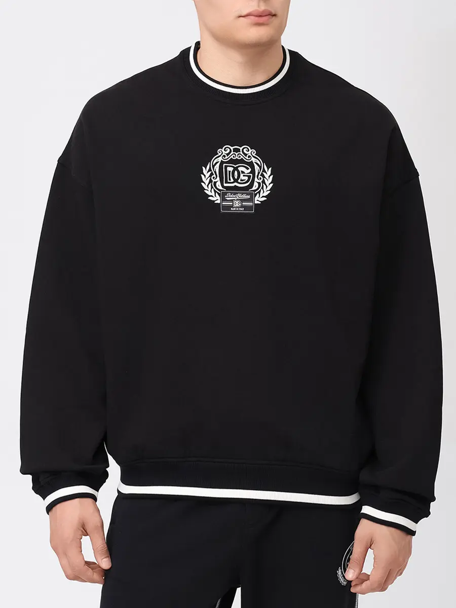 Костюм хлопковый DOLCE & GABBANA G9BIQZ/GVS2HT HU7DU N0000 Черный  Фото 4