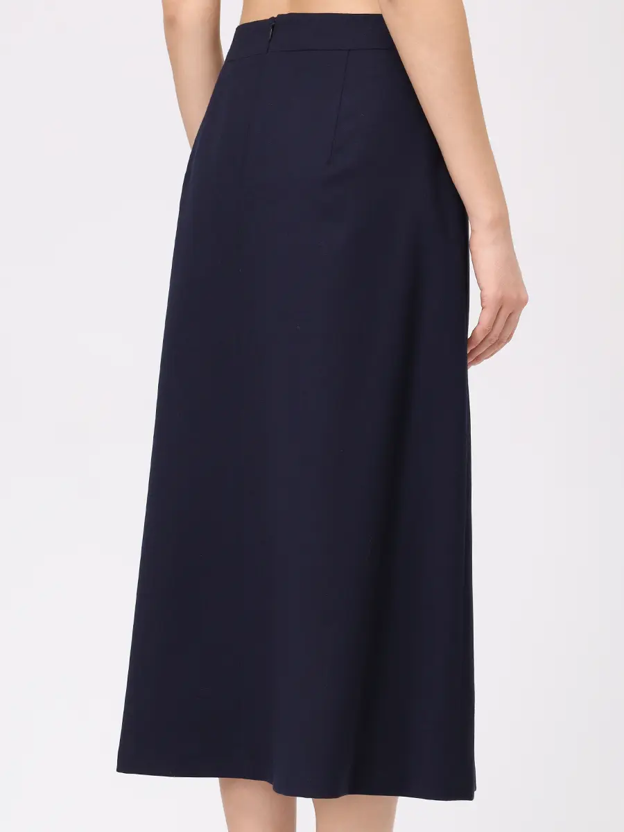 

Юбка шерстяная, Синий, V257297-2110C67 (170) Темный