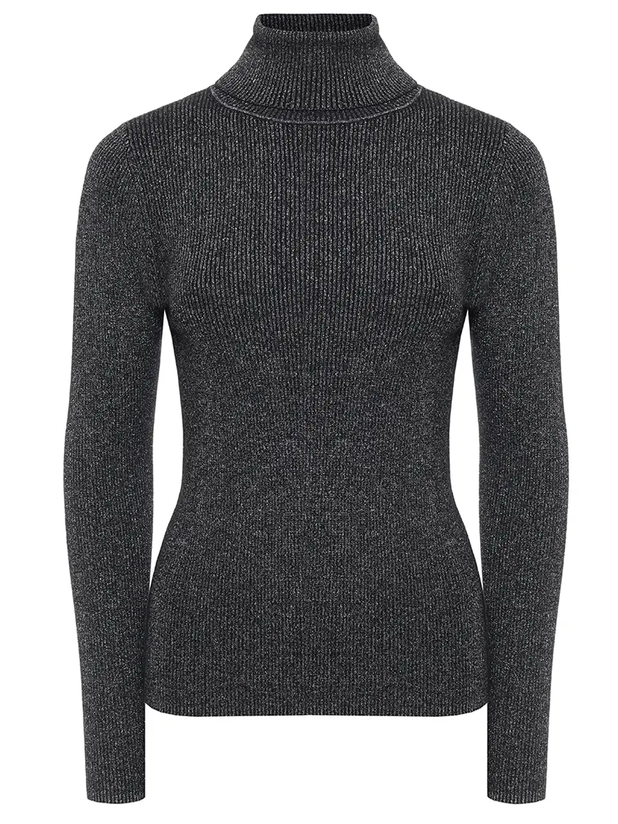 

Водолазка шерстяная, Черный, LKZ2504C99