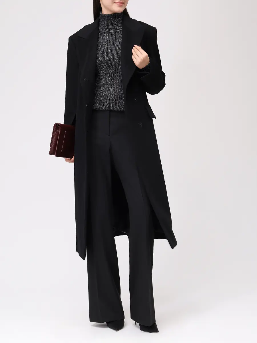 Водолазка шерстяная VASSA&CO LKZ2504C99 Черный  Фото 2