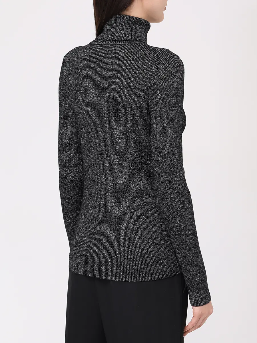 Водолазка шерстяная VASSA&CO LKZ2504C99 Черный  Фото 3