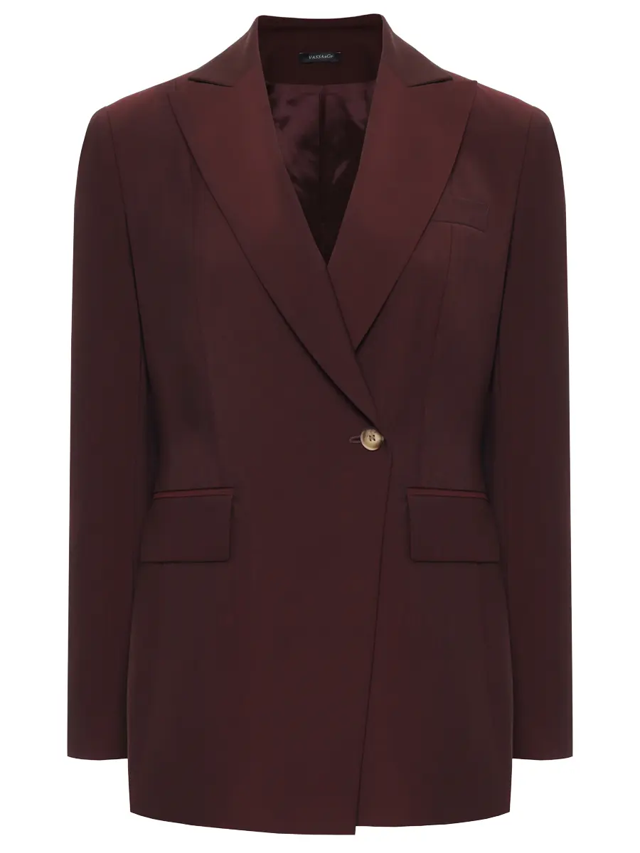 

Пиджак однотонный, Бордовый, G255541S-1145C48 (170)