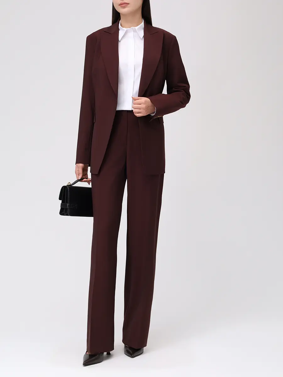 

Брюки однотонные, Бордовый, G258745-1145C48 (170)