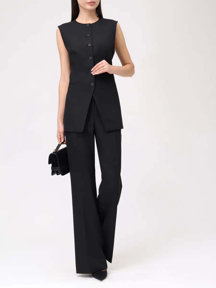 Жилет классический VASSA&CO V254595S-1223C99 (170) Черный  Фото 2