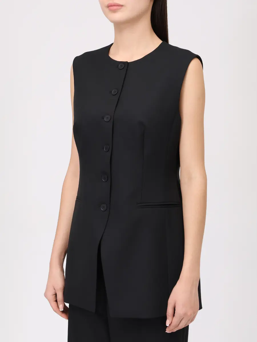 Жилет классический VASSA&CO V254595S-1223C99 (170) Черный  Фото 4