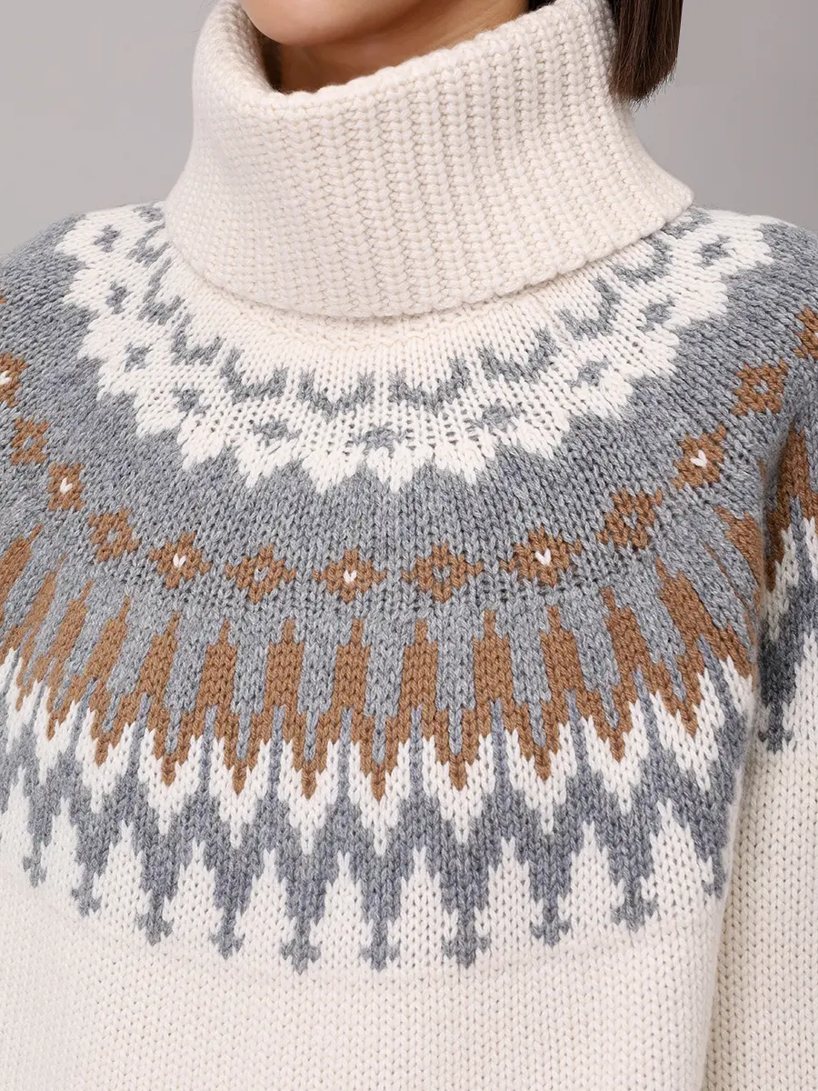 Свитер кашемировый BOGNER INGRID-1 86929764/133 Кремовый  Фото 5