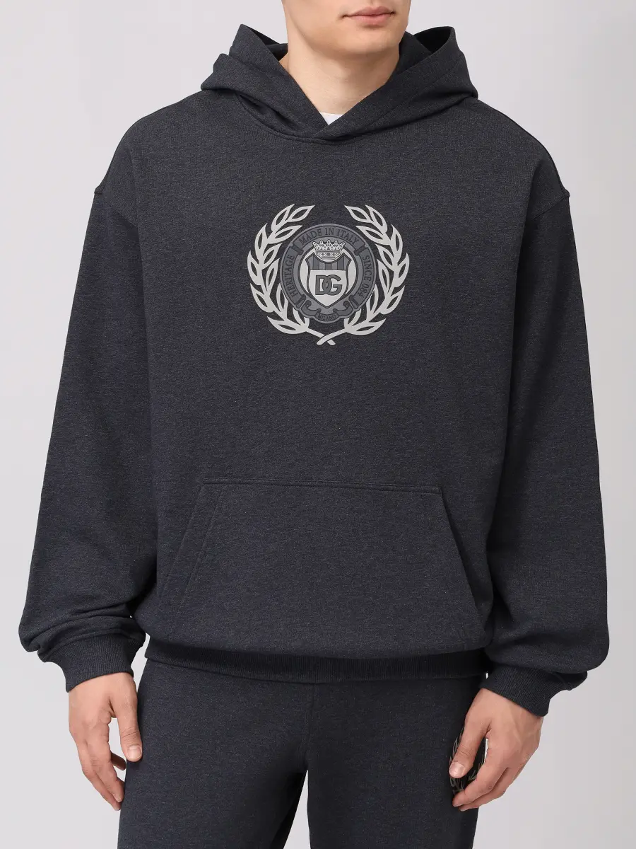 Костюм хлопковый DOLCE & GABBANA G9BKTTG703W/GP0M3T G7O3W S8292 Серый  Фото 4