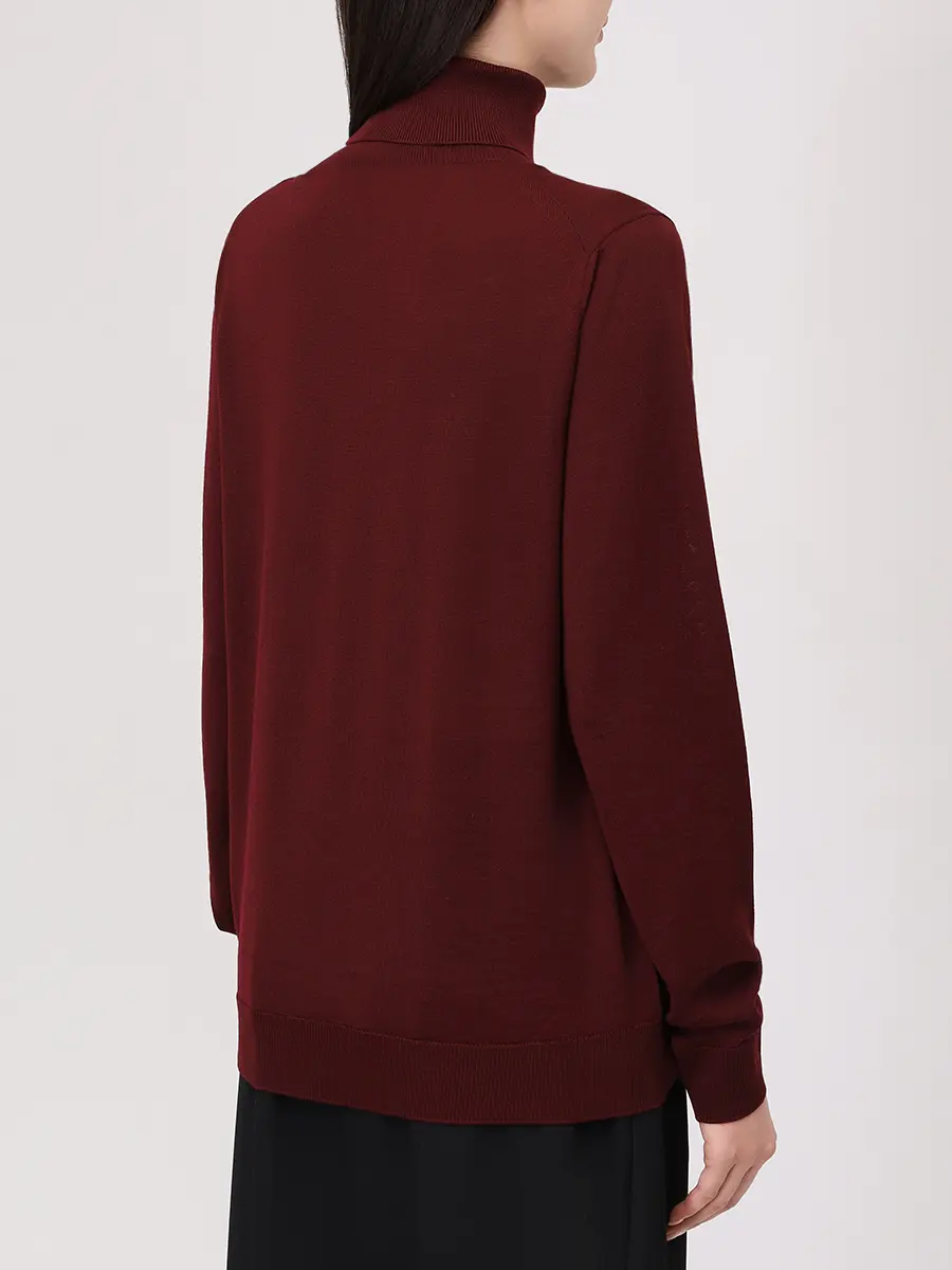 Водолазка шерстяная ROSEVILLE AW259004M/BRG Бордовый  Фото 3