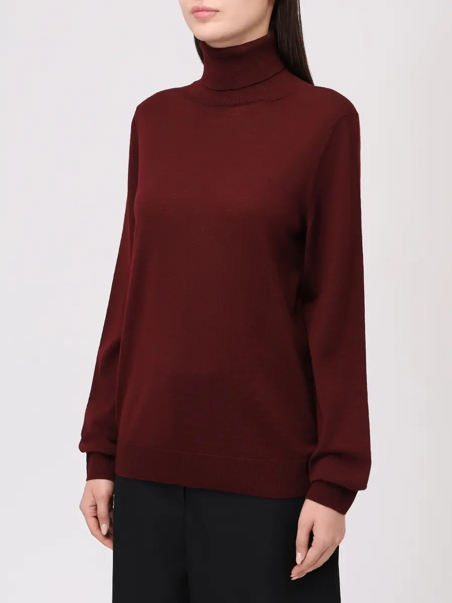 Водолазка шерстяная ROSEVILLE AW259004M/BRG Бордовый  Фото 4