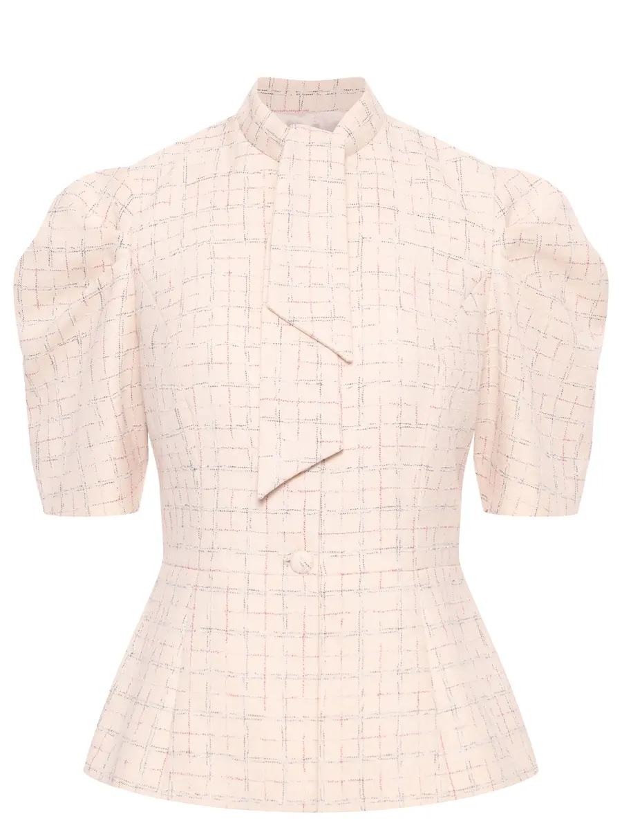 

Жакет из вискозы, Бежевый, SS254285P/BEGCH