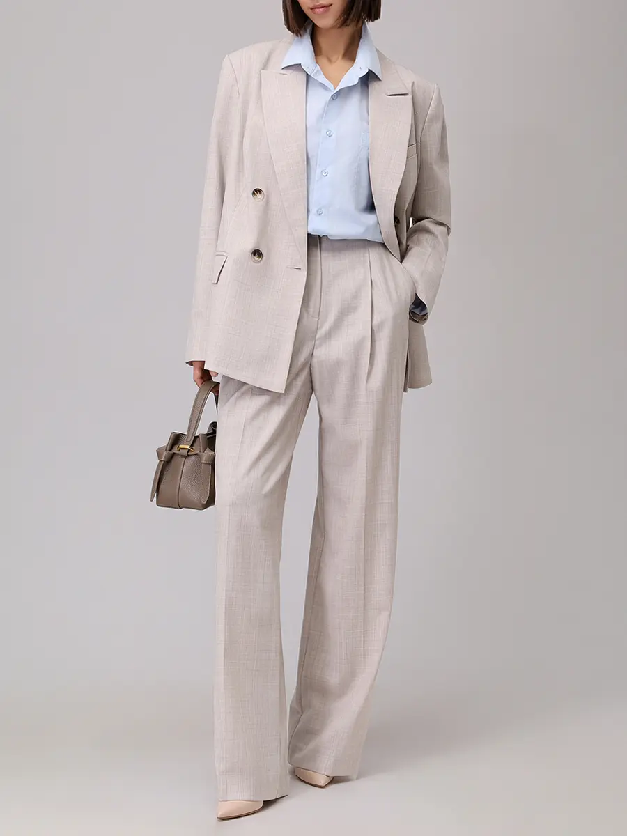 

Жакет из шерсти и вискозы, Серый, 6 SS254289M/GRY