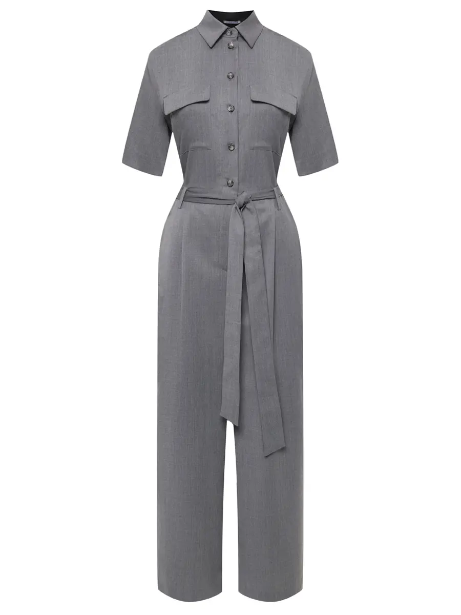 Комбинезон из шерсти и вискозы ROSEVILLE SS257517M/GRY Серый 