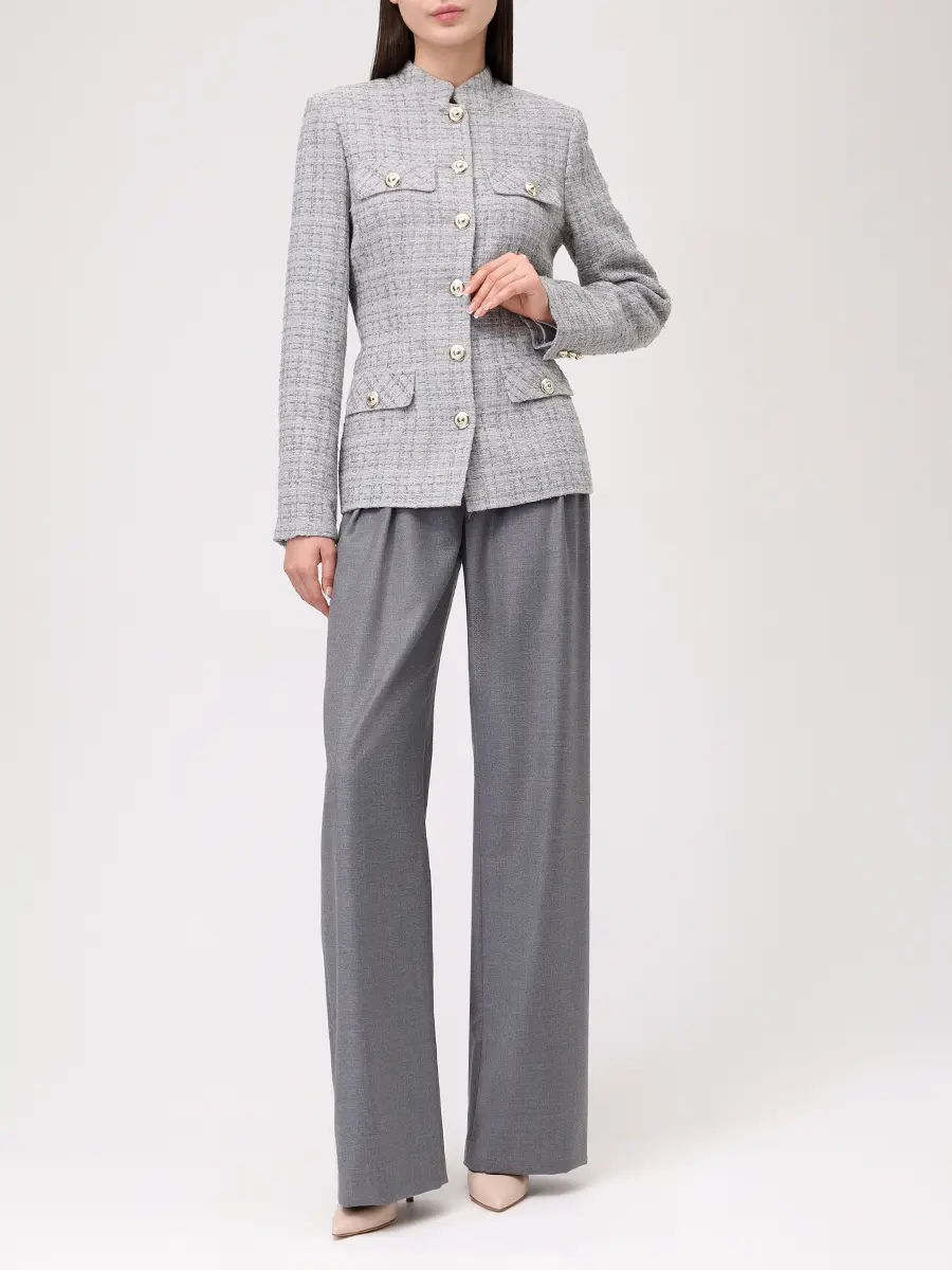 Жакет хлопковый ROSEVILLE AW254262M/GRY Серый  Фото 2