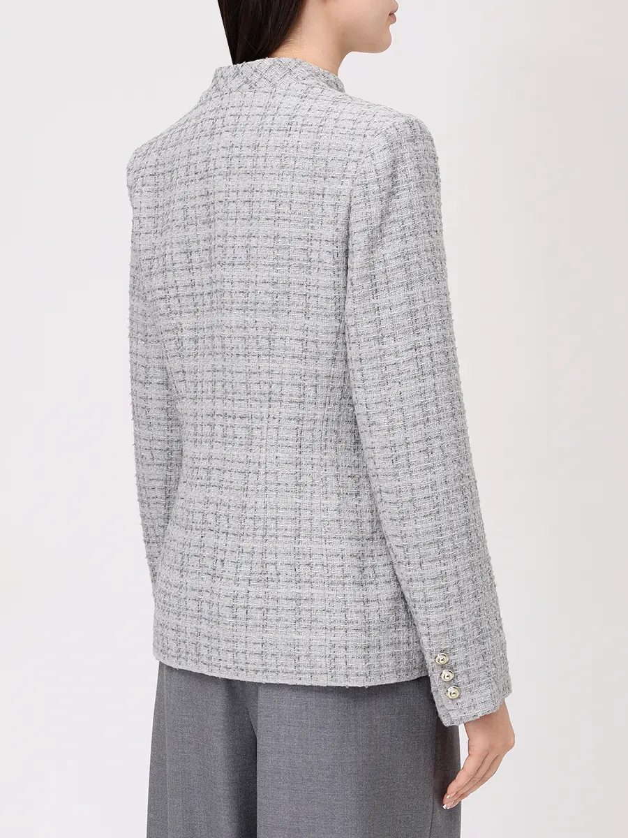 Жакет хлопковый ROSEVILLE AW254262M/GRY Серый  Фото 3