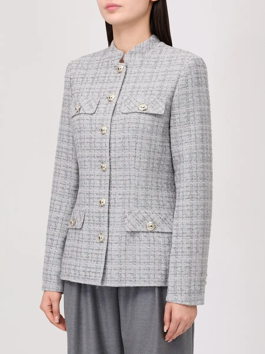 Жакет хлопковый ROSEVILLE AW254262M/GRY Серый  Фото 4