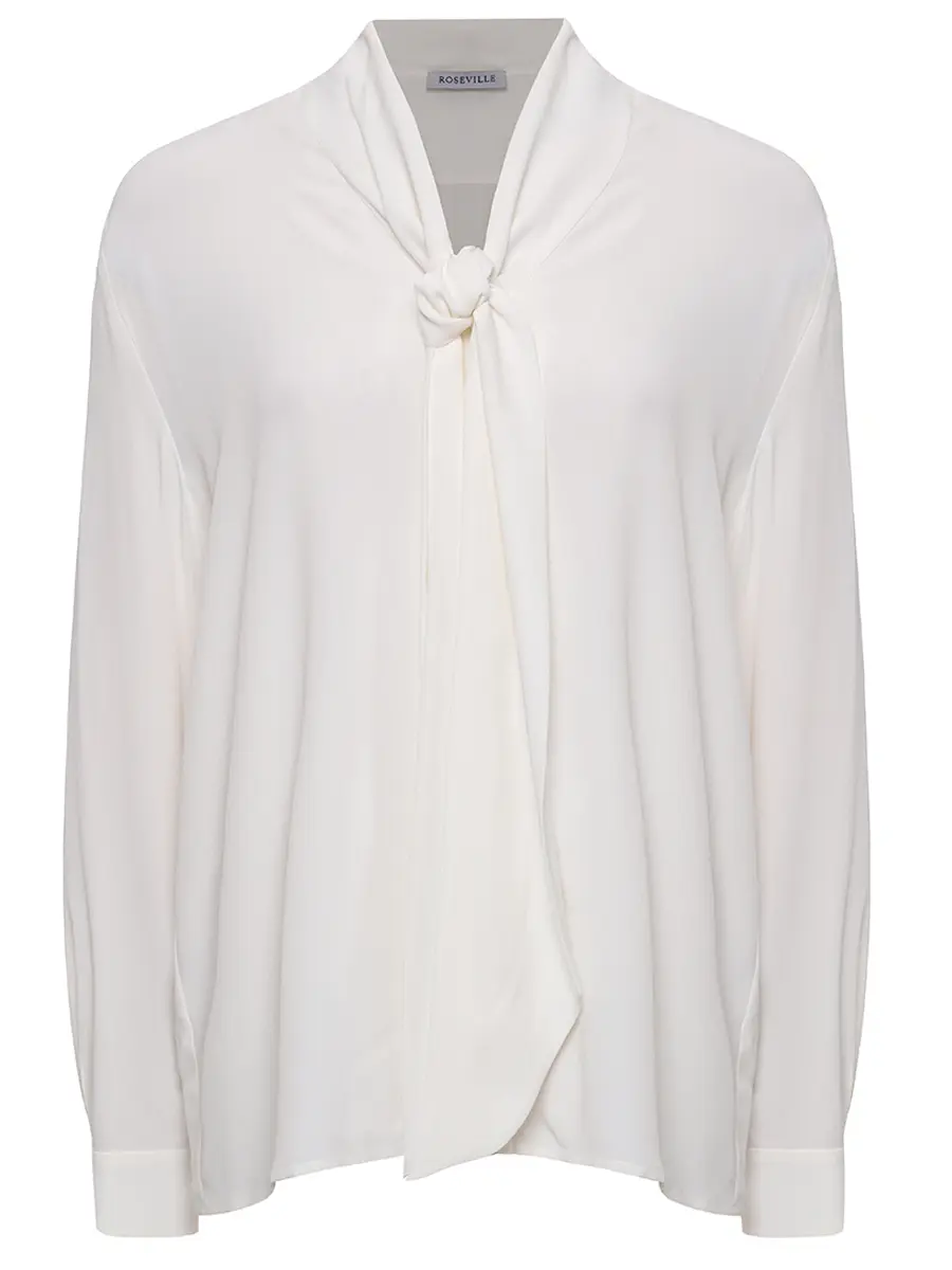 

Блуза из вискозы, Белый, AW252820M/ECRU