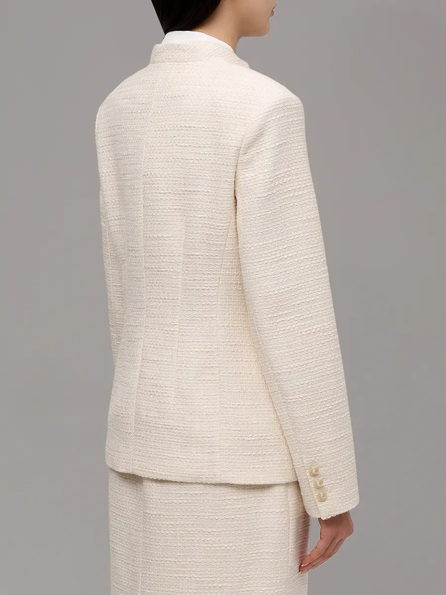 Жакет хлопковый ROSEVILLE AW254281M/MLK Молочный Кремовый  Фото 3
