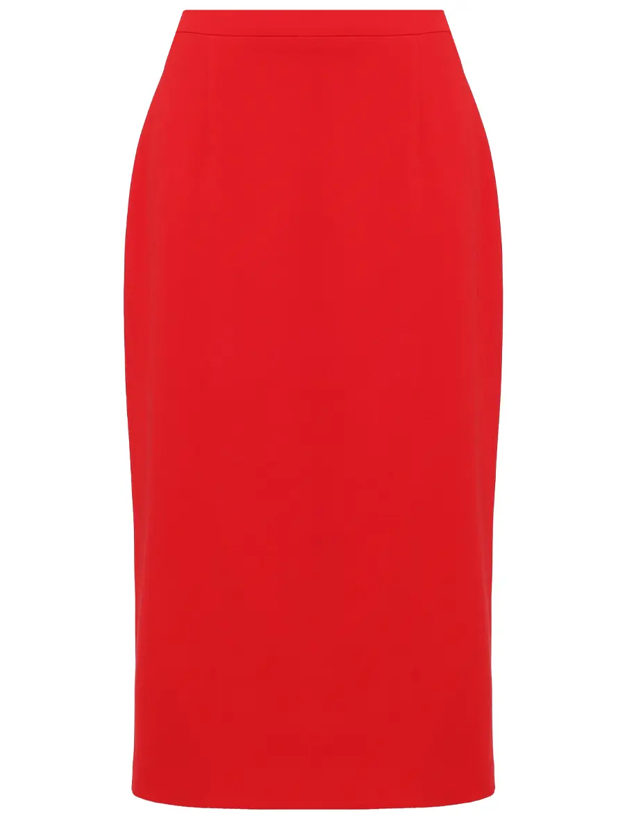 

Юбка из хлопка и вискозы, Красный, SS256177M/RED