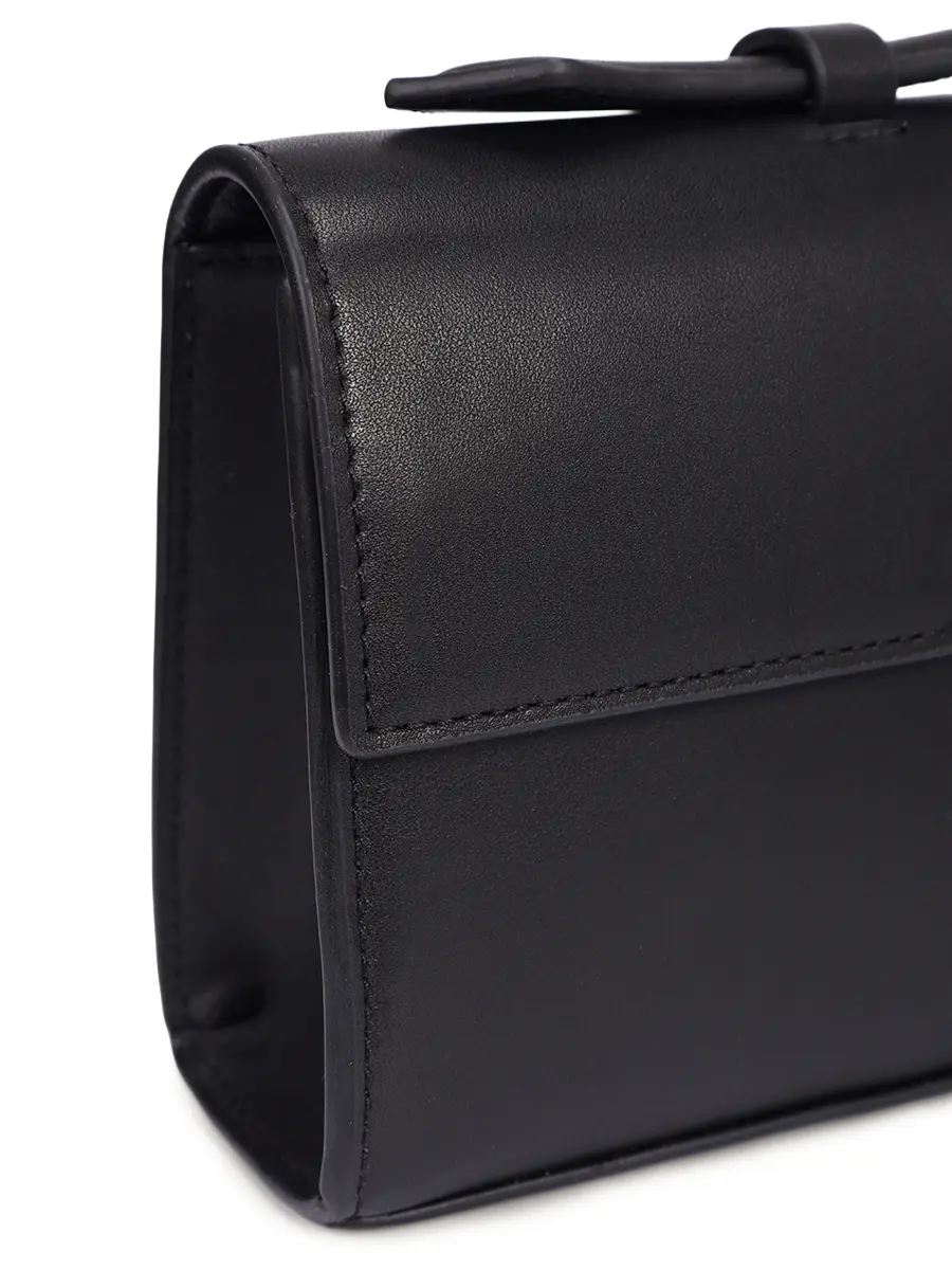 Сумка кожаная ROSEVILLE SS25BAGM/BLK Черный  Фото 5