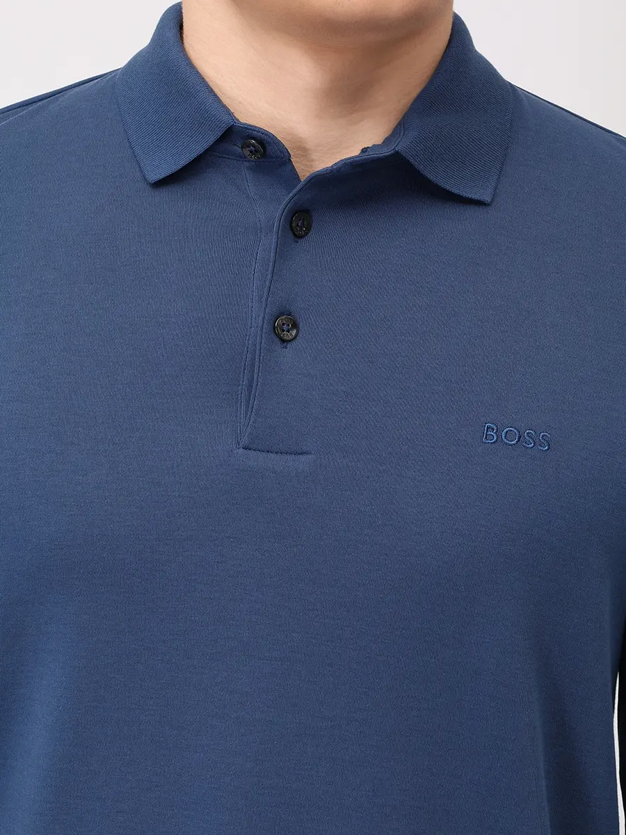 

Поло хлопковое, Синий, 50468392/473