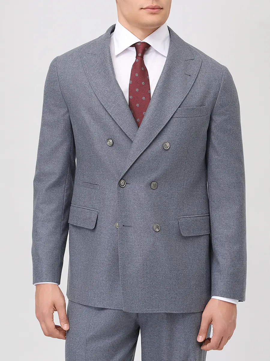 Костюм шерстяной BRETT JOHNSON FW25B22Z904RAP/FW25P39Z904RAP Голубой  Фото 4