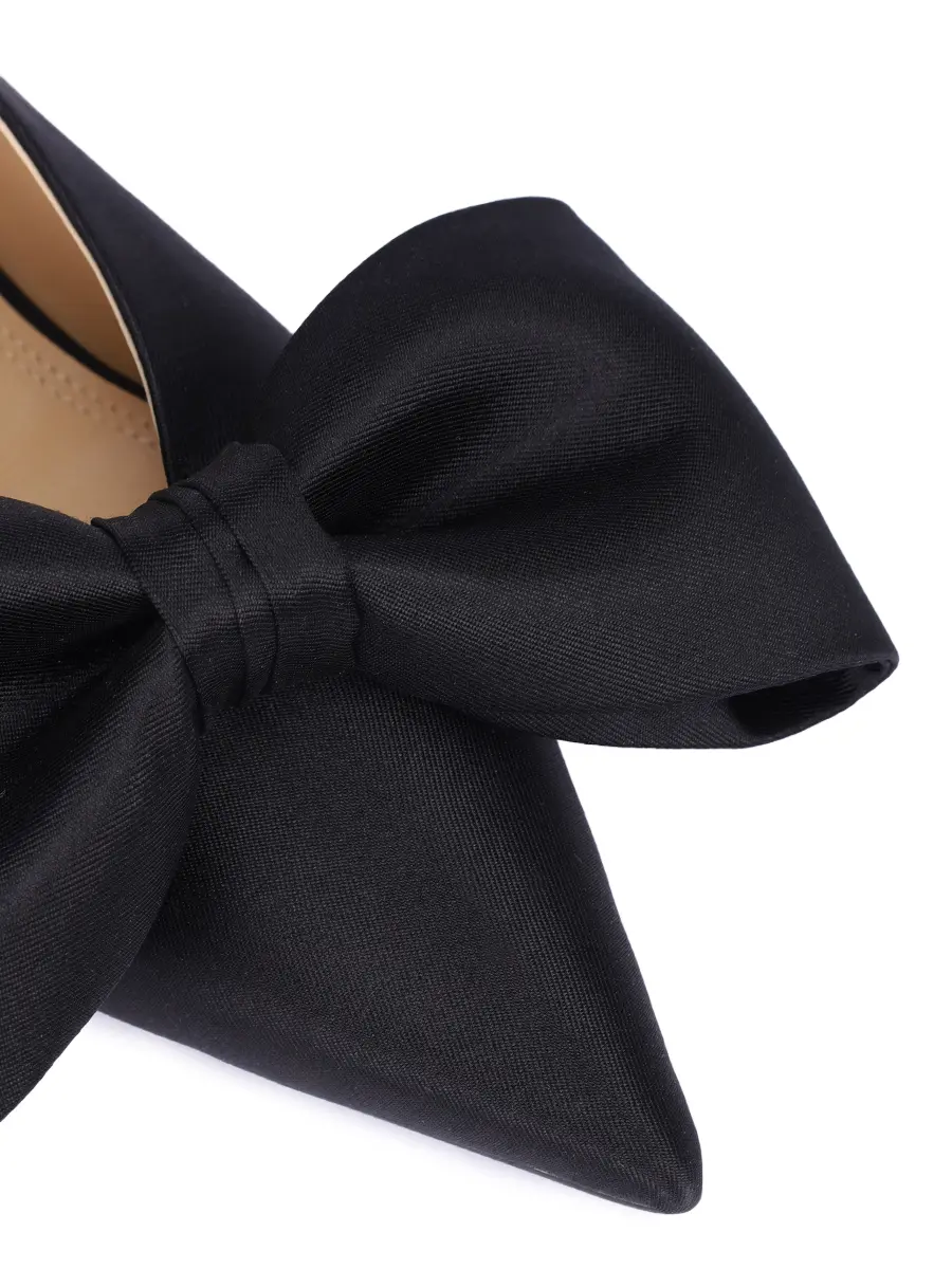 Балетки текстильные KIMHEKIM KHK-FT022-BK Черный  Фото 5