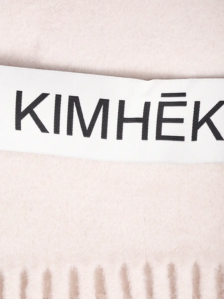 Шарф шерстяной KIMHEKIM KHK-SF032-IV Кремовый  Фото 3