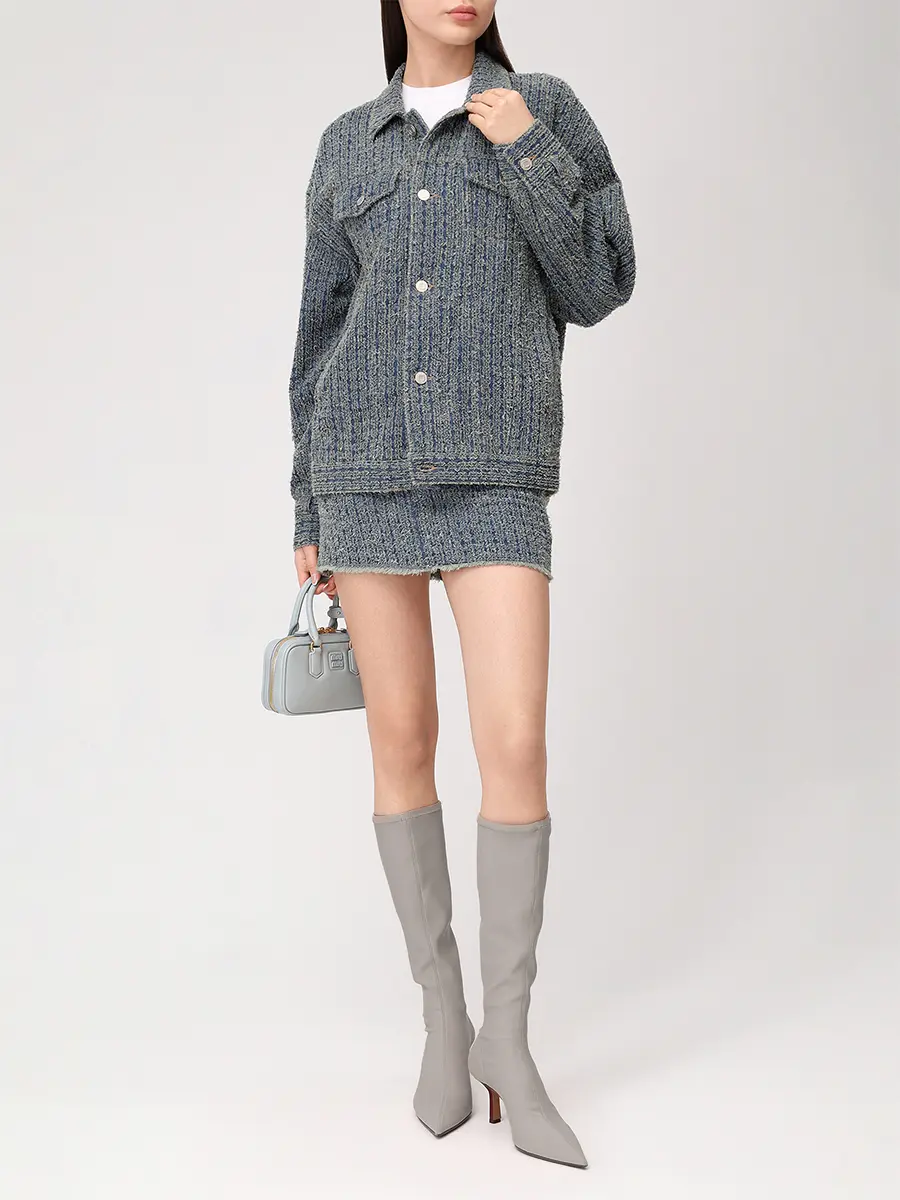 Куртка джинсовая KIMHEKIM ZF3JK01BL Голубой  Фото 2