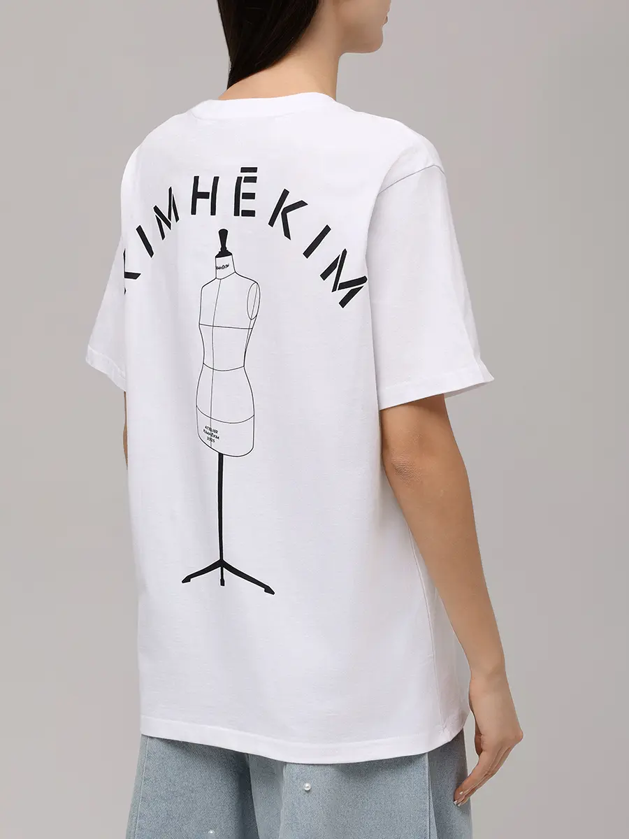 Футболка хлопковая KIMHEKIM ZF3JS01WH Белый  Фото 3