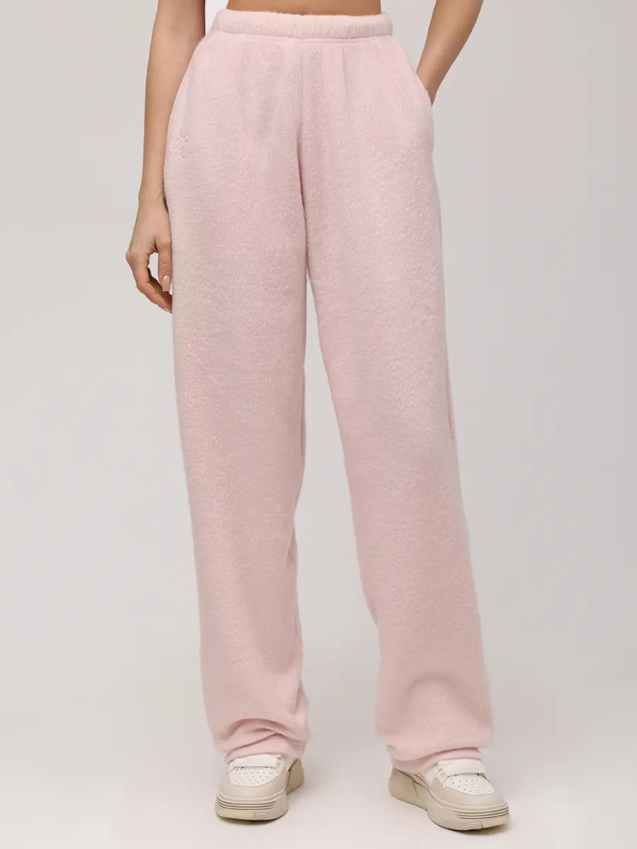 Брюки однотонные KIMHEKIM ZF3SP01PK Розовый  Фото 4