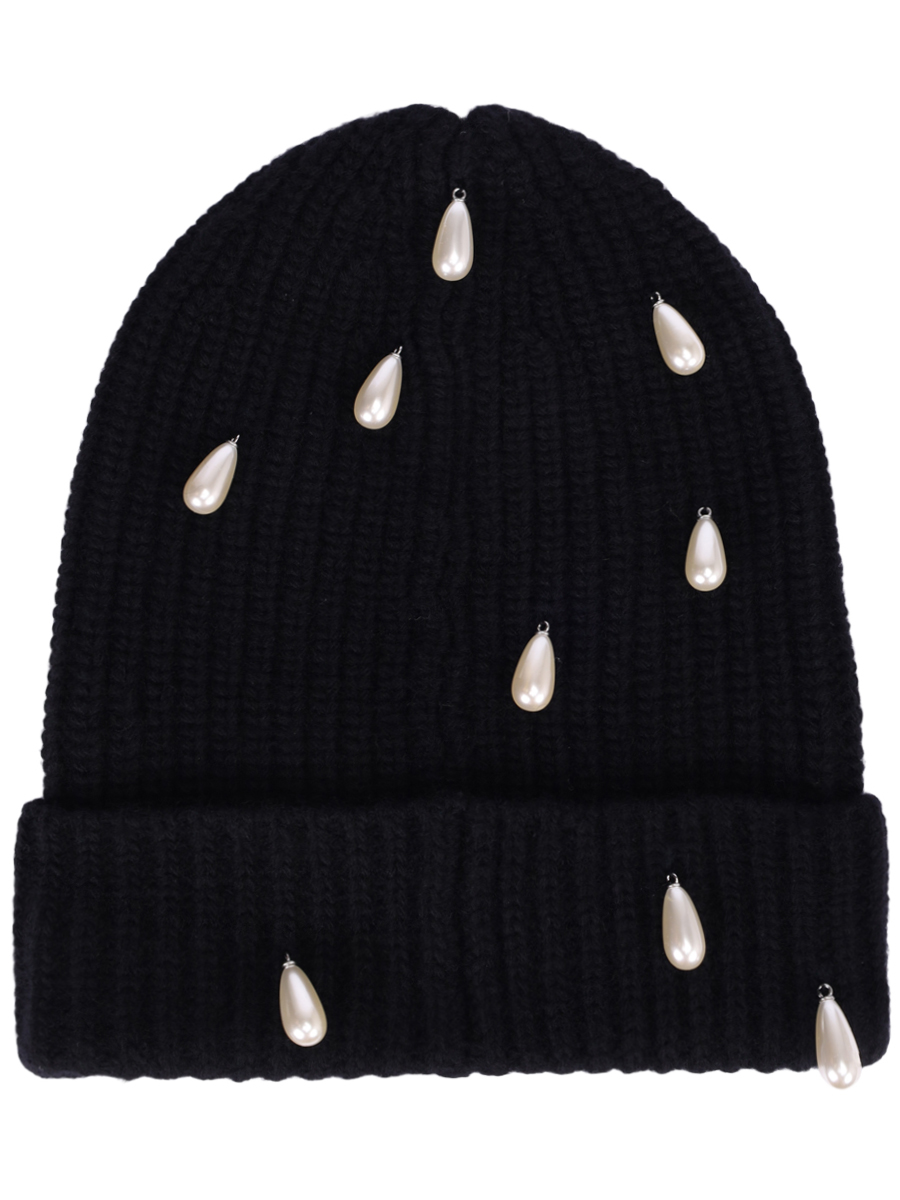 Шапка шерстяная KIMHEKIM ZF3HT01BK Черный  Фото 2