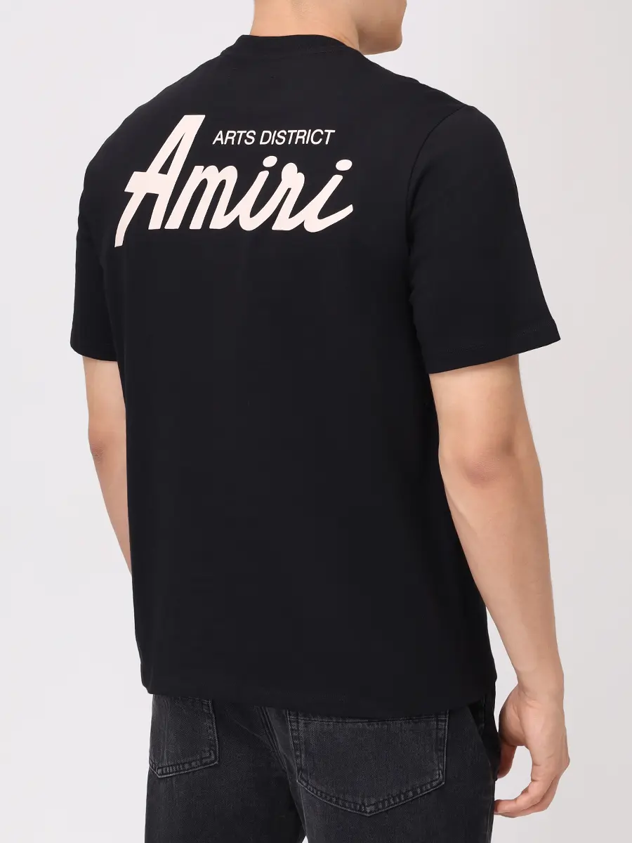 Футболка хлопковая AMIRI AMJYTE1146 Черный  Фото 3