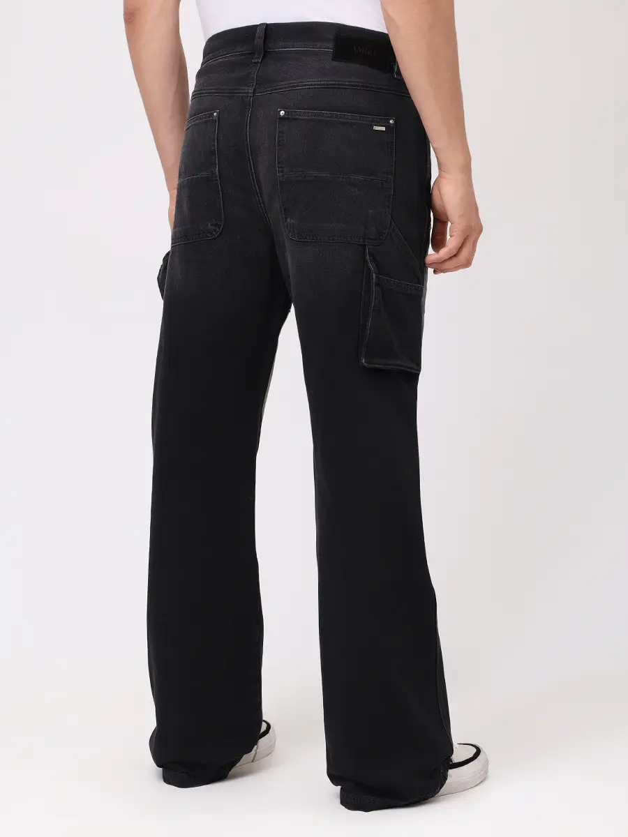 Джинсы Regular Fit хлопковые AMIRI AMDNGH1103 Черный  Фото 3