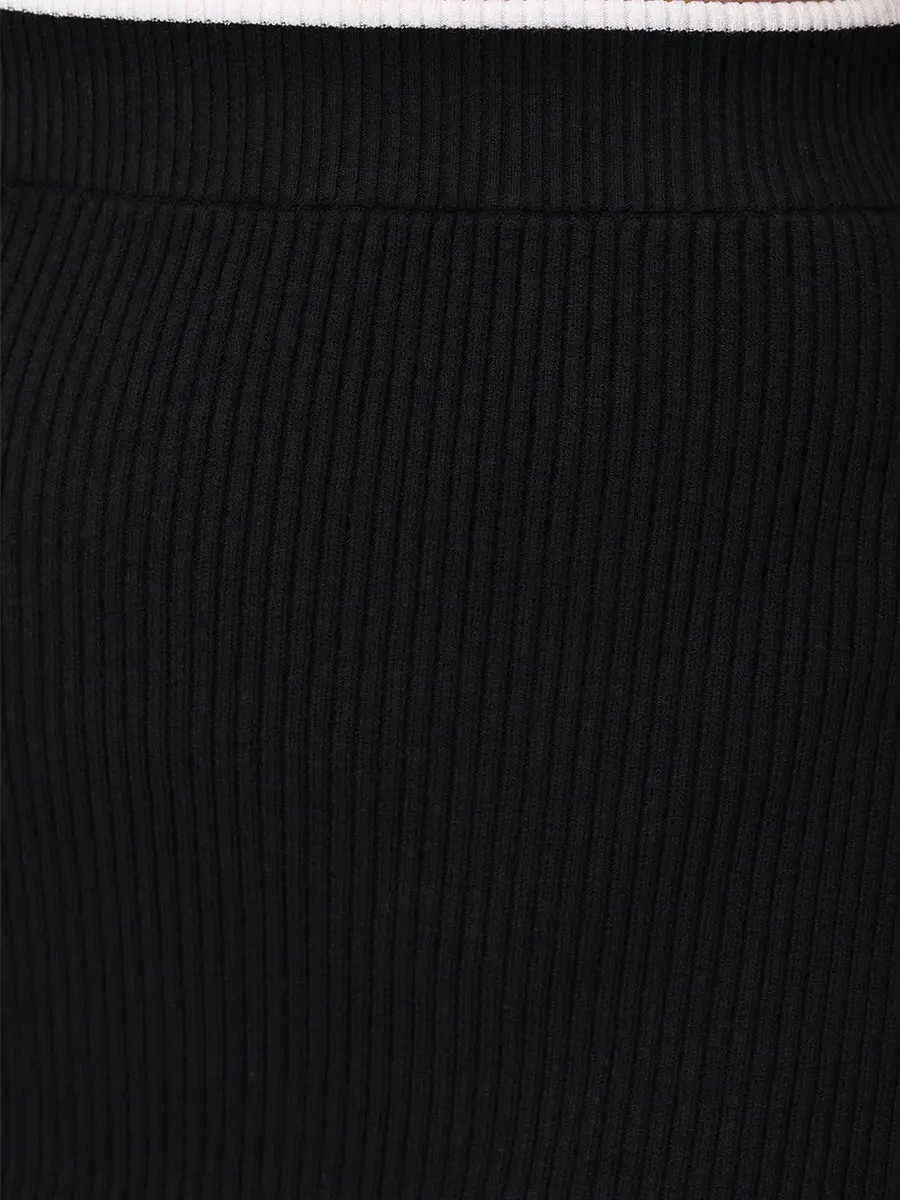 Юбка из вискозы AMIRI AWKNKR1019 Черный  Фото 5