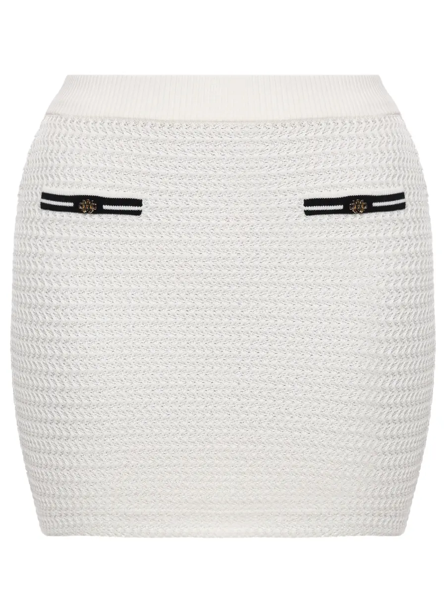 

Юбка из вискозы, Кремовый, AWKNKR1018