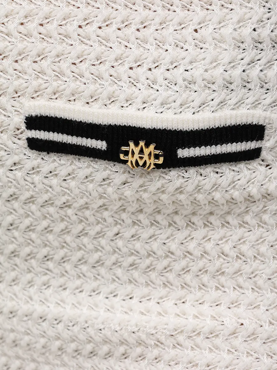 Юбка из вискозы AMIRI AWKNKR1018 Кремовый  Фото 6