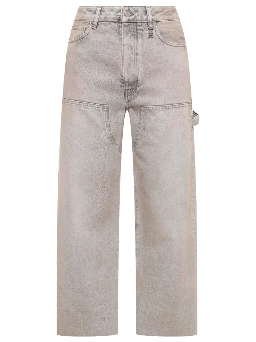 Джинсы хлопковые AMIRI AWDNGH1023 Серый 